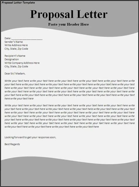 dating proposal letter